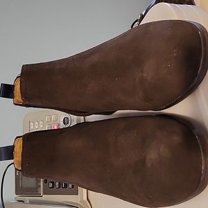 Combat agent toecap suede chelse boot size 9